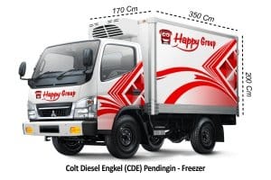 Truk Colt Diesel Engkel (CDE) Pendingin - Freezer
