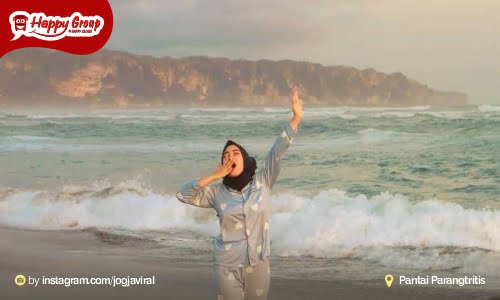 Pantai Parangtritis Berfoto