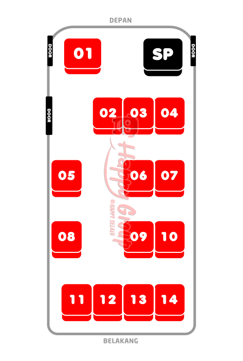 Hiace Premio - Seat 14