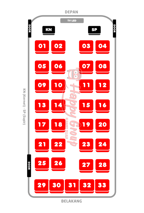 Medium Bus Long- Seat 35