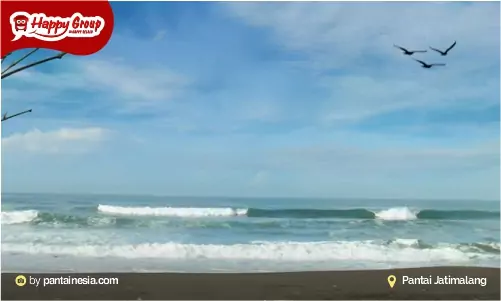 Pantai Jatimalang Jernih Air Laut